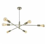 Alana 6lt Pendant Antique Brass