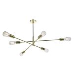 Alana 6lt Pendant Polished Gold