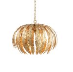 Delphine 3lt Pendant Gold