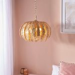 Delphine 3lt Pendant Gold - Image 3