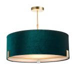 Hayfield 3lt Antique Brass Pendant