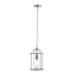 Lambeth 1lt Satin Nickel Pendant