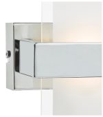 Apt LED Wall Light Polished Chrome & Glass - Image 3