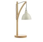 Blyton Table Lamp Wood Cream