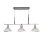 Boyd 3lt Bar Antique Brass with Glass Shade - Image 3