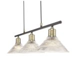Boyd 3lt Bar Antique Brass with Glass Shade - Image 4