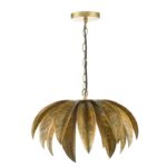 Cara 1lt Pendant Antique Gold