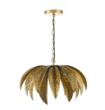 Cara 1lt Pendant Antique Gold