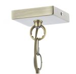 Churchill 1lt Pendant Antique Brass - Image 3