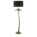Coco Floor Lamp Antique Gold With Shade