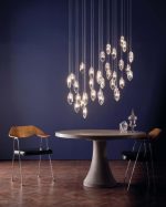 Crystal 12lt Cluster Pendant Polished Chrome & Crystal - Image 4