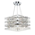 Cube 5lt Pendant Polished Chrome