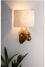 Raul Monkey Wall Light Gold With Shade - Image 5