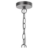 Tack 1lt Pendant Antique Chrome Textured Glass - Image 3