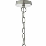 Tamara Pendant Satin Nickel & Ribbed Glass - Image 3