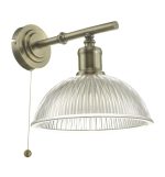 Dara Wall Light Antique Brass & Glass - Image 3