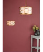 Epstein 3lt Pendant Gold With Ivory Shade - Image 4