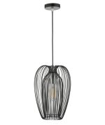 Ero 1lt Single Pendant Black & Chrome - Image 3