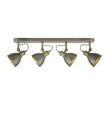 Governor 4lt Bar Spotlight Antique Chrome Antique Brass