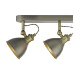 Governor 4lt Bar Spotlight Antique Chrome Antique Brass - Image 3