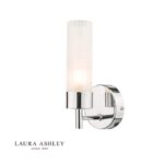 Laura Ashley Howard Bathroom Wall Light Polished Chrome IP44