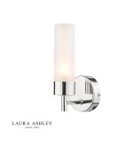 Laura Ashley Howard Bathroom Wall Light Polished Chrome IP44