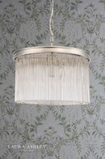 Laura Ashley Manon 3lt Pendant Champagne Clear Glass - Image 4