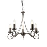 Trafford 5lt Pendant Antique Silver