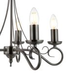 Trafford 5lt Pendant Antique Silver - Image 3