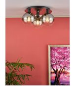 Lycia 3lt Flush Matt Black Smoked Ombre Glass - Image 4