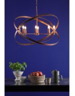 Nitya 8lt Pendant Mottled Copper - Image 6