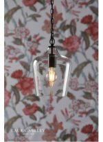 Laura Ashley Ockley Bottle Pendant Glass & Matt Black - Image 5