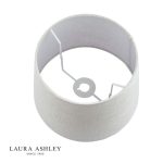 Laura Ashley Bacall Linen Empire Drum Shade Silver 25cm/10 inch - Image 3