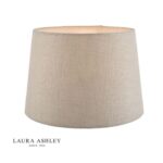 Laura Ashley Bacall Linen Empire Drum Shade Silver 30cm/12 inch