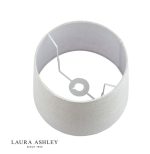 Laura Ashley Bacall Linen Empire Drum Shade Silver 35cm/14 inch - Image 3