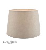 Laura Ashley Bacall Linen Empire Drum Shade Silver 40cm/16 inch