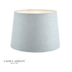 Laura Ashley Bacall Linen Empire Drum Shade Duck Egg Blue 20cm/8 inch