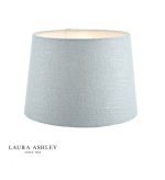 Laura Ashley Bacall Linen Empire Drum Shade Duck Egg Blue 20cm/8 inch