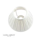 Laura Ashley Fenn Silk Empire Drum Shade White 20cm/8 inch - Image 4