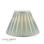 Laura Ashley Fenn Silk Empire Drum Shade Duck Egg 25cm/10 inch