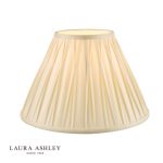 Laura Ashley Fenn Silk Empire Drum Shade Ivory 25cm/10 inch