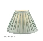Laura Ashley Fenn Silk Empire Drum Shade Duck Egg 30cm/12 inch