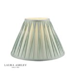 Laura Ashley Fenn Silk Empire Drum Shade Duck Egg 30cm/12 inch