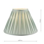 Laura Ashley Fenn Silk Empire Drum Shade Duck Egg 30cm/12 inch - Image 5