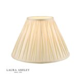 Laura Ashley Fenn Silk Empire Drum Shade Ivory 30cm/12 inch
