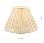 Laura Ashley Fenn Silk Empire Drum Shade Ivory 30cm/12 inch - Image 5