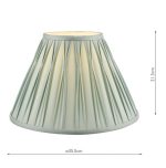 Laura Ashley Fenn Silk Empire Drum Shade Duck Egg 35cm/14 inch - Image 5