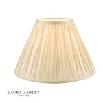 Laura Ashley Fenn Silk Empire Drum Shade Ivory 35cm/14 inch