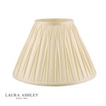 Laura Ashley Fenn Silk Empire Drum Shade Ivory 35cm/14 inch - Image 3