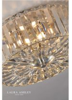 Laura Ashley Fernhurst 3lt Flush Crystal & Polished Chrome Large - Image 5
